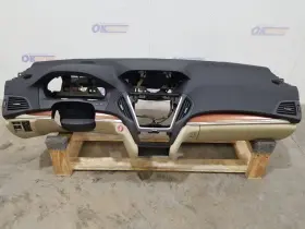 251-59107 Acura 17 2017 Mdx Advance Dash Panel Black/ Tan With Srs Bezel And Glove Box