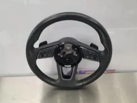 235-10266 Audi 22 2022 A5 Convertible Steering Wheel Black Leather Round