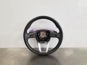 235.au1721 Audi 21 2021 Q7 Premium Steering Wheel Black Leather