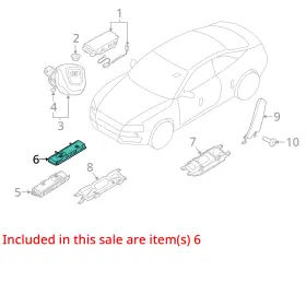253-67304 Audi 2013-2017 A5 Lh Driver Knee Airbag Air Bag Oem #3