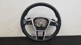 4k0419091b Audi 19 A7 Premium Plus Steering Wheel With Controls Black Leather