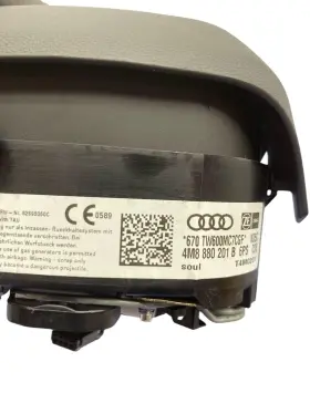 4m8880201b Audi 2019 - 2023 Q8 4mn Oem Left Driver Side Steering Wheel Srs Inflator Air Bag #3