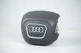 Au01019ar Audi 2019-2025 Q3 Left Front Driver Steering Wheel Airbag Black Genuine Oem