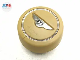 36a880201h Bentley 2016-20 Bentayga Steering Wheel Airbag Horn Air Bag Tan Leather Assembly