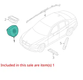 32306871096 Bmw 2017-2019 330i Lh Driver Wheel Airbag Air Bag Oem #3 32306871096 Bmw 2017-2019 330i Lh Driver Wheel Airbag Air Bag Oem #3