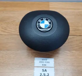 6877590 Bmw Oem E39 540 Front Driver Sport Steering Wheel Airbag Air Bag Black
