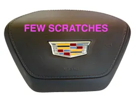 85839886 Cadillac Oem 2025-2026 Escalade Steering Wheel Airbag Leather Black W/ 1 Plug