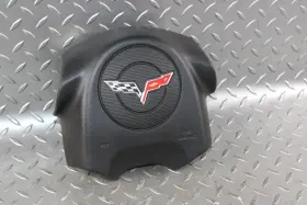 Chevrolet 253-6522l 2005 C6 Corvette Black Driver Lh Steering Wheel Srs Airbag Air Bag Oem Factory