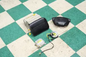 26055139 Chevrolet 1998 C5 Clockspring Clock Spring Steering Wheel Airbag Air Bag Module Set 4x Oem #3