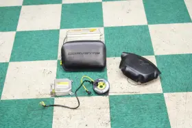 26055139 Chevrolet 1998 C5 Clockspring Clock Spring Steering Wheel Airbag Air Bag Module Set 4x Oem