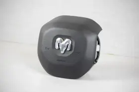 Rm01004ar Dodge 2019-2026 Ram 1500 Left Front Driver Steering Wheel Airbag Black Genuine Oem