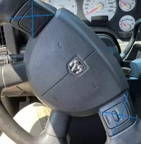 253-03274 Dodge Truck Driver Steering Wheel Air Bag Fits 05 1500 Pickup