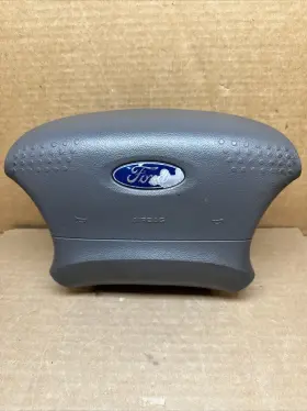 1l5a10043b13cbn2fc Ford 2001-2003 Ranger Front Left Driver Side Steering Wheel Air Bag Airbag Gray
