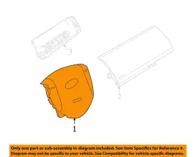 9t1z58043b13bb Ford 2010-2013 Transit Connect Driver Wheel Airbag Air Bag Oem Lkq #3