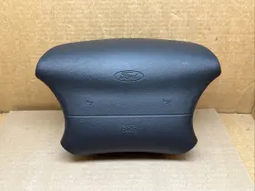 F67b-78043b13-abjab0 Ford 1995-1997 Explorer Front Left Driver Side Steering Wheel Air Bag Airbag Black
