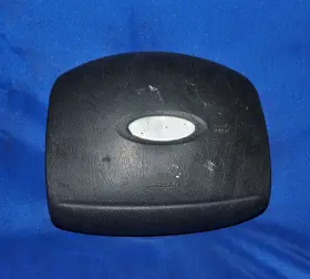 F75z15043b13aad Ford 2002-2004 F150 Excursion Driver Left Steering Wheel Air Bag Black Oem