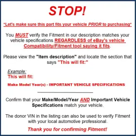 Ft4z5806010ad Ford 2015-2024 Edge Rh Passenger Knee Airbag Oem #3