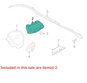 Kt1z17044a74a Ford 2019-2021 Transit Connect Rh Passenger Dash Airbag Air Bag Oem #3