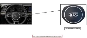 Ford Truck 253.fd8p10 Driver Wheel Blk Airbag Oem 2010 F550sd