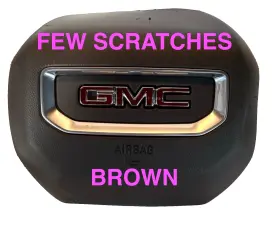 85841691 Gmc 2024 2025 Acadia Driver Wheel Airbag W/1 Plug Brown