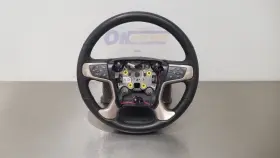 235.gm9i19 Gmc Truck 19 Yukon Denali Xl Heated Sterring Wheel With Controls Black Leaher