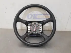 235.gm9m02 Gmc Truck 02 2002 Sierra 1500 Slt Steering Wheel Black Leather No Controls