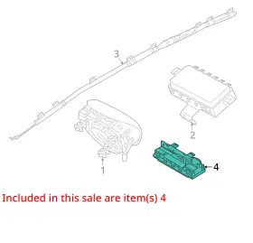 253-67881 Hyundai 2015-2019 Sonata Lh Driver Knee Airbag Oem #3