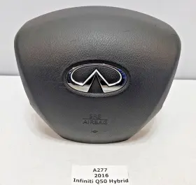 K85104hk0a Infiniti 16-19 Oem Q50 Hybrid Steering Wheel Airbag Air Bag Black