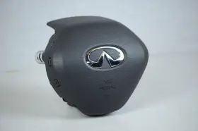 Mm3421 Infiniti 2019-2024 Qx50 Qx55 Left Driver Steering Wheel Airbag Black Genuine Oem #3