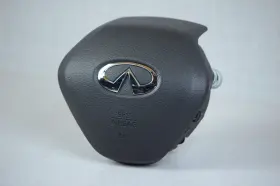 Mm3421 Infiniti 2019-2024 Qx50 Qx55 Left Driver Steering Wheel Airbag Black Genuine Oem