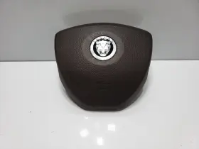 9w83043b13ad Jaguar Oem Xf Xfr Steering Wheel Airbag Air Bag Brown #2