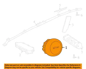 J9c2467pvj Jaguar 2018-2019 E-pace Driver Steering Wheel Airbag Air Bag Oem #3