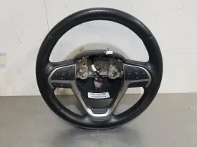 235.am8720 Jeep 20 2020 Grand Cherokee Steering Wheel Black Leather Heated