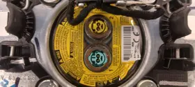 6bm591c5ab Jeep Ft16-ft18 Grand Cherokee Left Driver Wheel Air Bag Black Oem #3