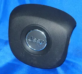 6gf72dx9ab Jeep 2014-2018 Cherokee Driver Steering Wheel Air Bag Assembly Black Oem Nice