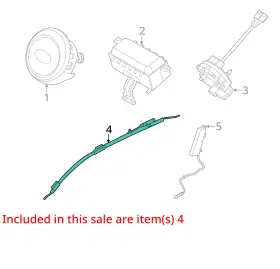 253-11416 Kia 2021-2023 Seltos Lh Driver Roof Curtain Airbag Air Bag Oem #3