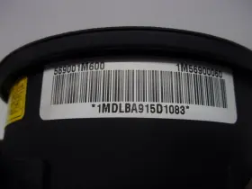 253-50995 Kia 2010-2013 Forte Cpe Front Driver Steering Wheel Air Bag Oem #2