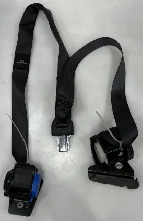 Dp5z54611b69aad Lincoln 13-15 Mkz Rear Charged Seat Belt Assembly Left Driver Side Black Oem