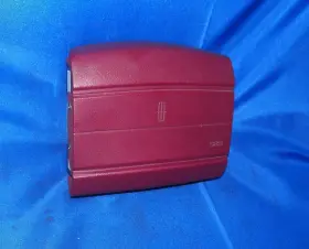 F0vy54043b13c Lincoln 1990-1992 Town Car Driver Left Steering Wheel Air Bag Maroon Red Oem #3