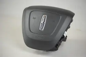 Nl7b-s043b13 Lincoln 2018-2024 Navigator Driver Steering Wheel Airbag Black Oem Leather