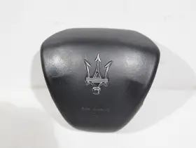 06701146960 Maserati 2014-2020 Ghibli M157 Steering Wheel Airbag Air Bag Black Oem 52k