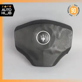 387800105 Maserati 02-07 Spyder M138 4200 Gt Steering Wheel Air Bag Airbag Black Oem 61k