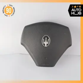 66515500 Maserati 03-13 Quattroporte M139 Steering Wheel Air Bag Airbag Black Oem