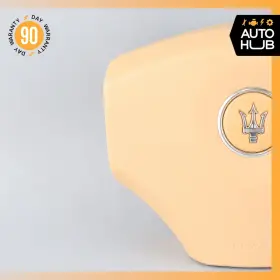 980001014 Maserati 02-07 M138 Coupe 4200 Gt Steering Wheel Air Bag Airbag Beige Oem 67k #2