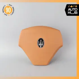 981330108 Maserati 03-13 Quattroporte M139 Steering Wheel Air Bag Airbag Brown Oem 29k
