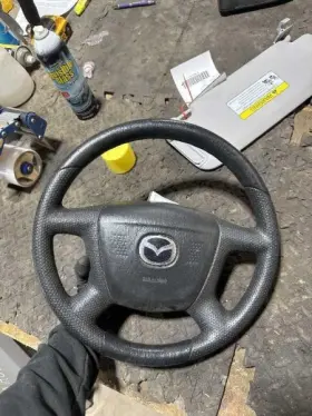253-59231 Mazda Driver Steering Wheel With Air Bag Vinyl Fits 05-06 Tribute 764795