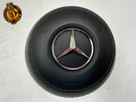 0008603102 Mercedes-benz 2018-2020 S Class W222 Sedan Front Left Steering Wheel Airbag Black Oem