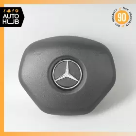 0008606003 Mercedes-benz 12-17 R172 Slk250 E400 Glk350 Driver Steering Wheel Airbag Black Oem