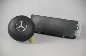 1678604002 Mercedes-benz 20-23 Gle Class Wheel Knee Drivers Side Airbag Set Oem Leather
