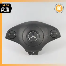 1718206710 Mercedes-benz 09-11 R171 Slk55 Amg Sport Steering Wheel Airbag Air Bag Black Oem